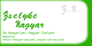 zselyke magyar business card